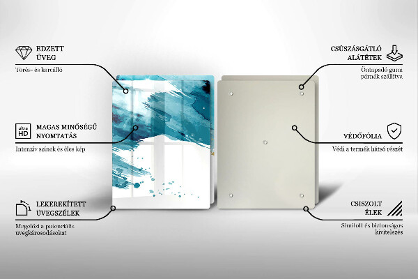 Zaščitna plošča za štedilnik Modre lise