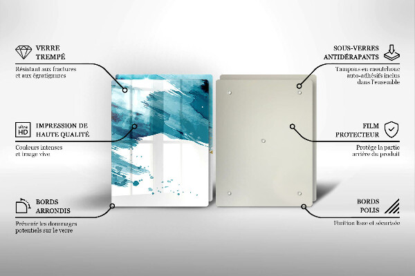 Zaščitna plošča za štedilnik Modre lise