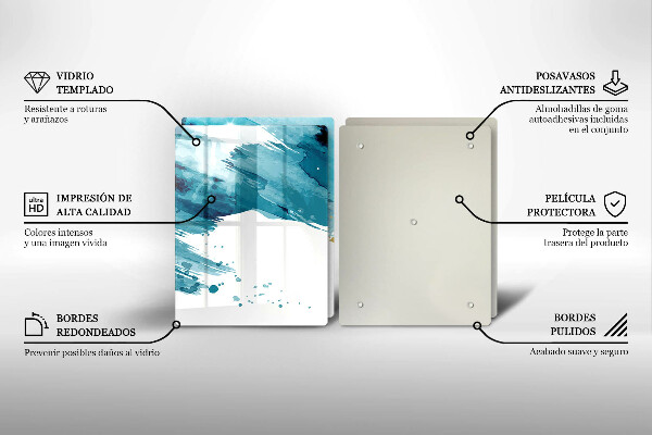 Zaščitna plošča za štedilnik Modre lise