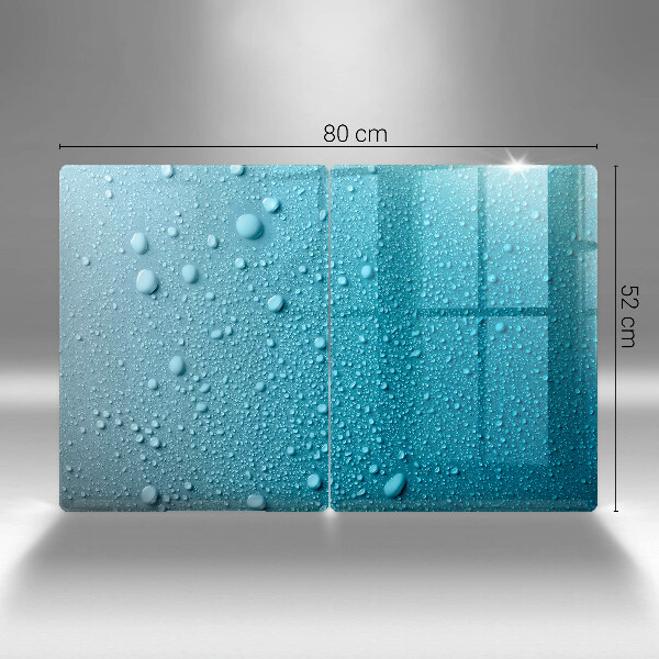 Zaščitna plošča za štedilnik Kapljice vode