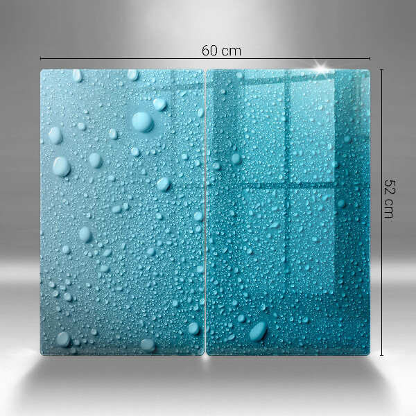 Zaščitna plošča za štedilnik Kapljice vode