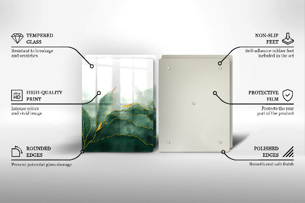 Zaščitna plošča za štedilnik Abstraktna narava