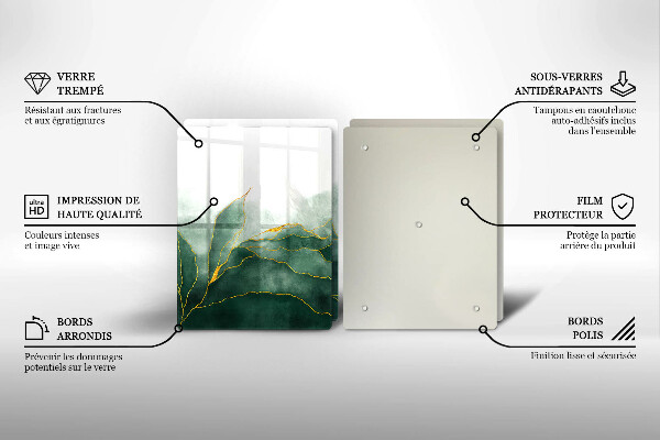 Zaščitna plošča za štedilnik Abstraktna narava