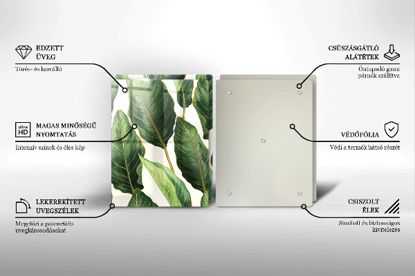 Zaščitna plošča za štedilnik Bananini listi