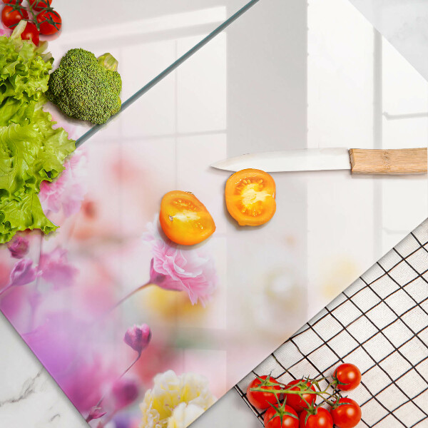 Zaščitna plošča za štedilnik Cvetlični travnik