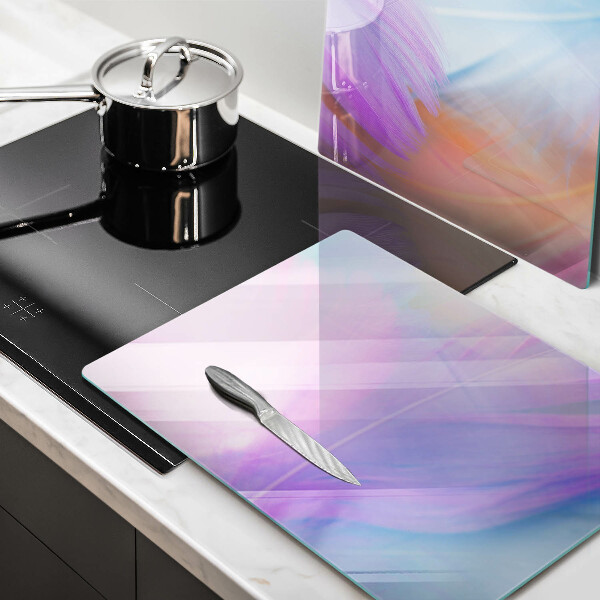 Zaščitna plošča za štedilnik Pastelno perje