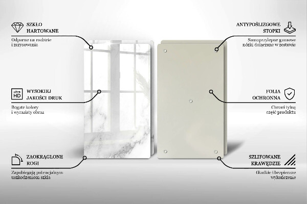 Zaščitna plošča za štedilnik Moderni marmor