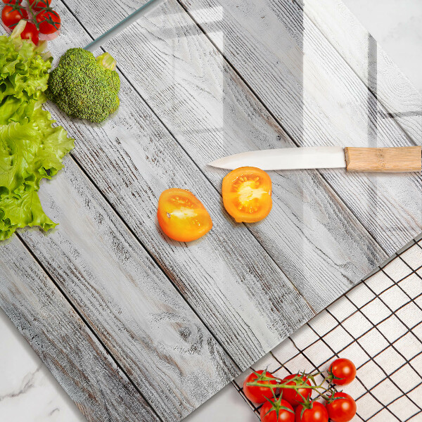 Zaščitna plošča za štedilnik Svetle lesene deske