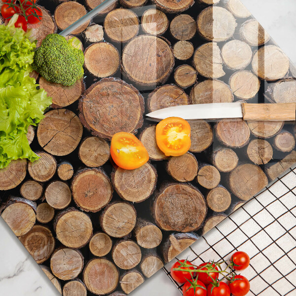 Zaščitna plošča za štedilnik Drevesna debla