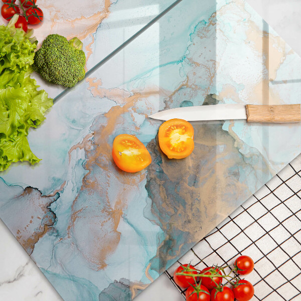 Zaščitna plošča za štedilnik Marmorna abstrakcija