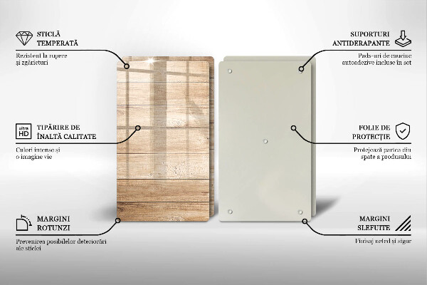 Zaščitna plošča za štedilnik Lesene deske