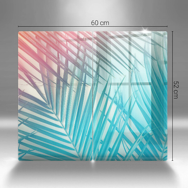 Zaščitna plošča za štedilnik Pastelni listi