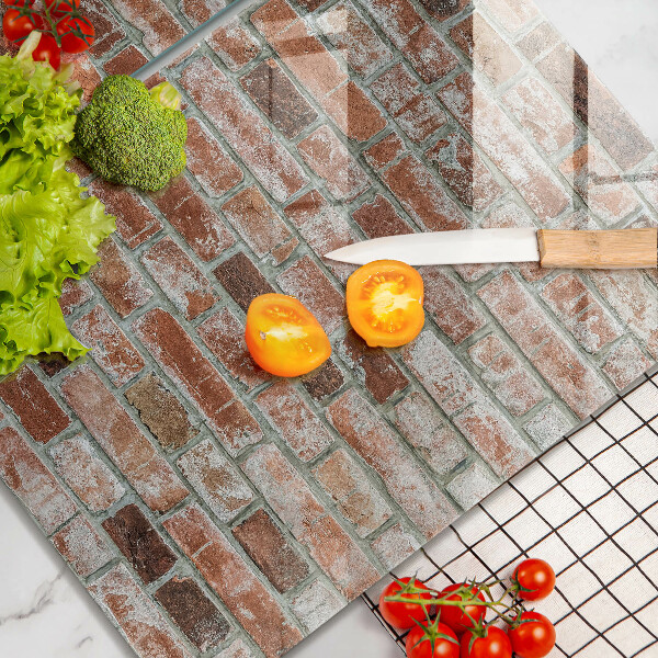 Zaščitna plošča za štedilnik Stara opečna stena