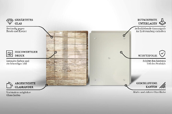 Zaščitna plošča za štedilnik Lesene deske