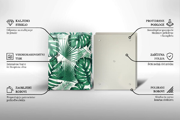 Zaščitna plošča za štedilnik Listi monstere