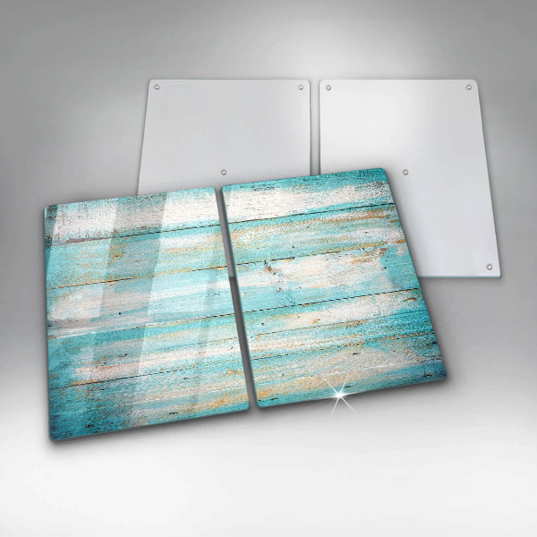 Zaščitna plošča za štedilnik Vintage lesene plošče