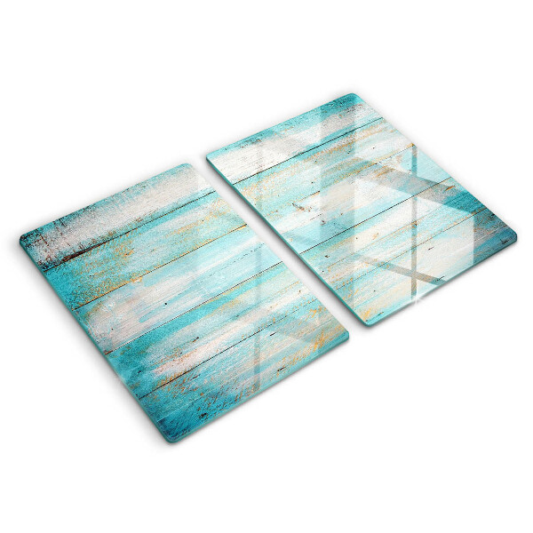 Zaščitna plošča za štedilnik Vintage lesene plošče