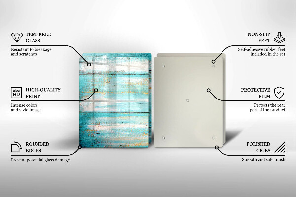 Zaščitna plošča za štedilnik Vintage lesene plošče