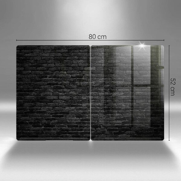 Zaščitna plošča za štedilnik Stenska opečna stena