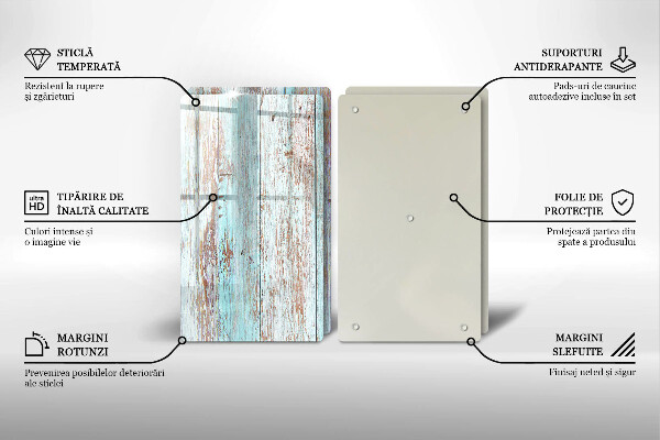 Zaščitna plošča za štedilnik Stare vintage deske