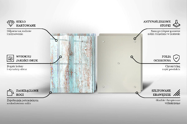 Zaščitna plošča za štedilnik Stare vintage deske