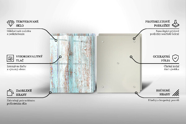Zaščitna plošča za štedilnik Stare vintage deske