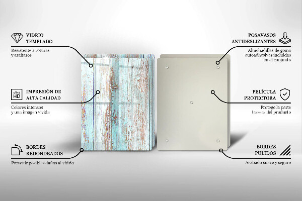 Zaščitna plošča za štedilnik Stare vintage deske