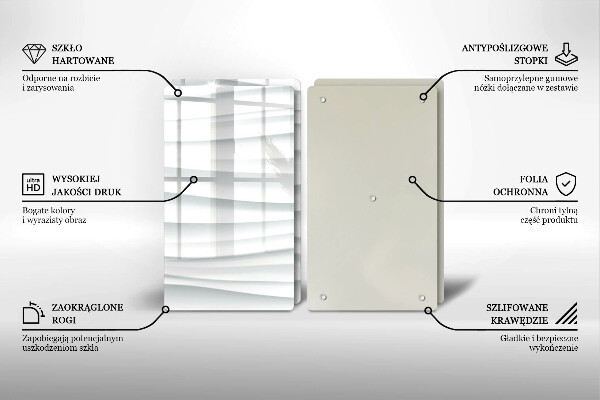 Zaščitna plošča za štedilnik Moderna struktura