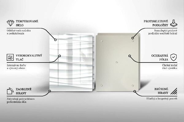 Zaščitna plošča za štedilnik Moderna struktura