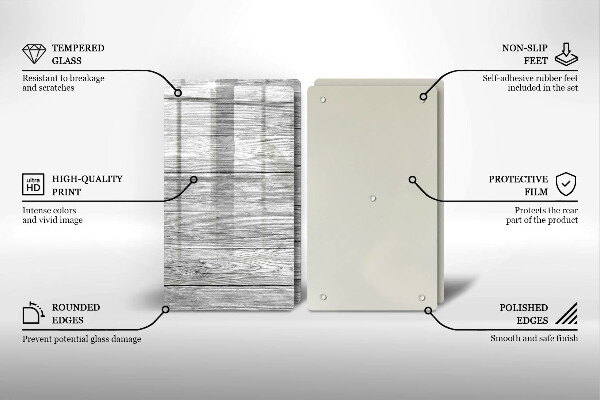 Zaščitna plošča za štedilnik Stare lesene plošče