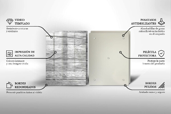 Zaščitna plošča za štedilnik Stare lesene plošče