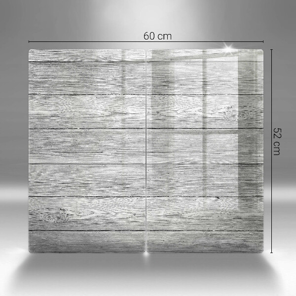 Zaščitna plošča za štedilnik Stare lesene plošče