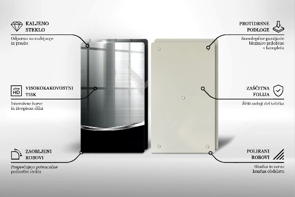 Zaščitna plošča za štedilnik Abstrakcija s kovino