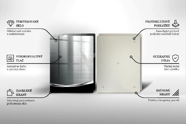 Zaščitna plošča za štedilnik Abstrakcija s kovino