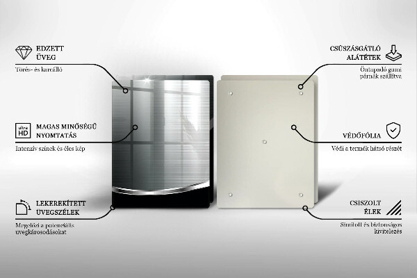 Zaščitna plošča za štedilnik Abstrakcija s kovino