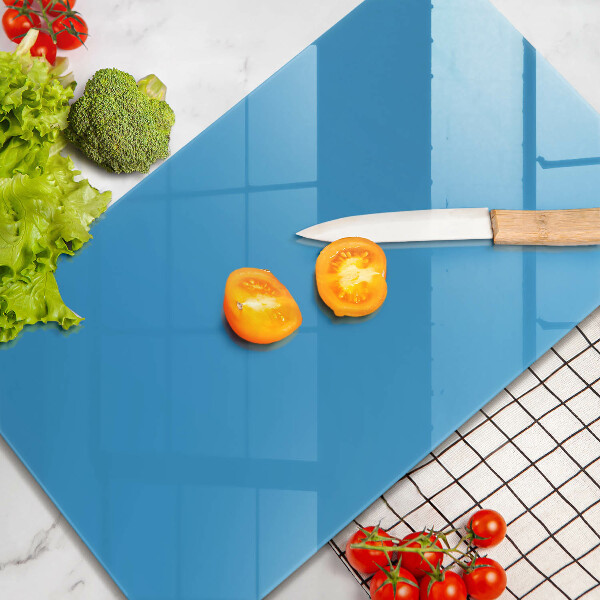 Zaščitna steklena plošča za štedilnik Modra barva