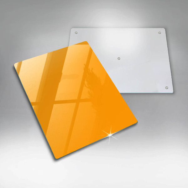 Zaščitna plošča za štedilnik Temno rumene barve