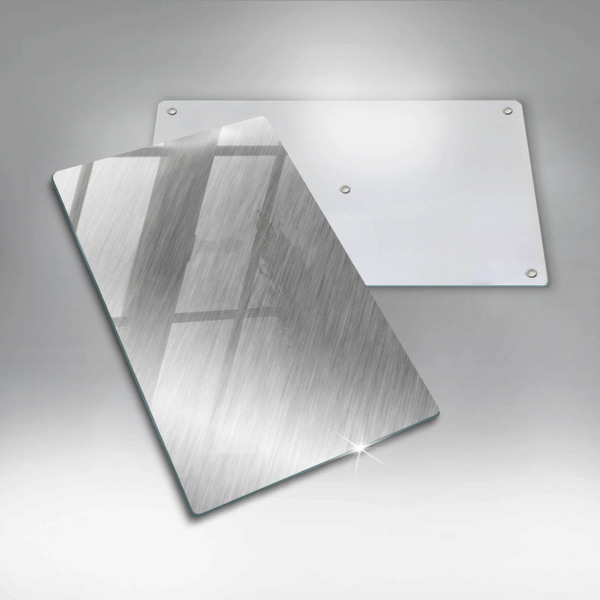 Zaščitna steklena plošča za štedilnik Kovinska tekstura ozadja