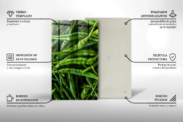 Zaščitna plošča za štedilnik Grahovi stroki
