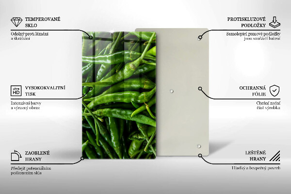 Zaščitna plošča za štedilnik Grahovi stroki