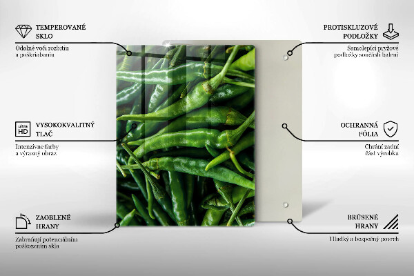 Zaščitna plošča za štedilnik Grahovi stroki