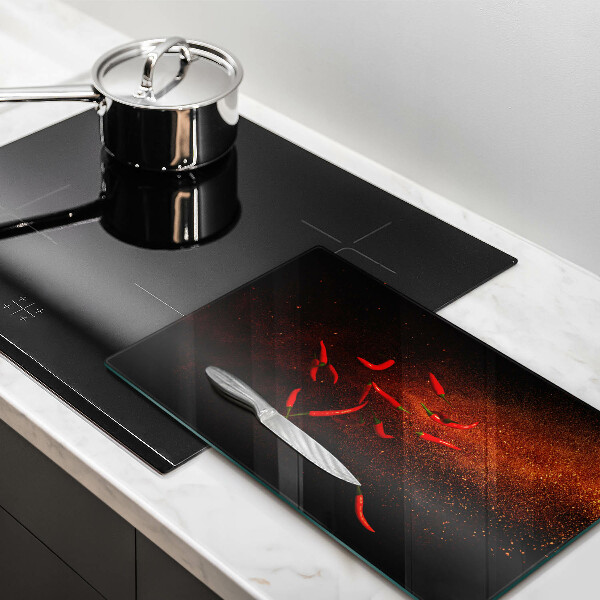 Zaščitna plošča za štedilnik Pekoče čili paprike