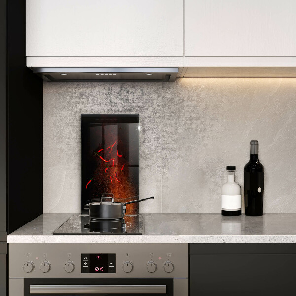 Zaščitna plošča za štedilnik Pekoče čili paprike