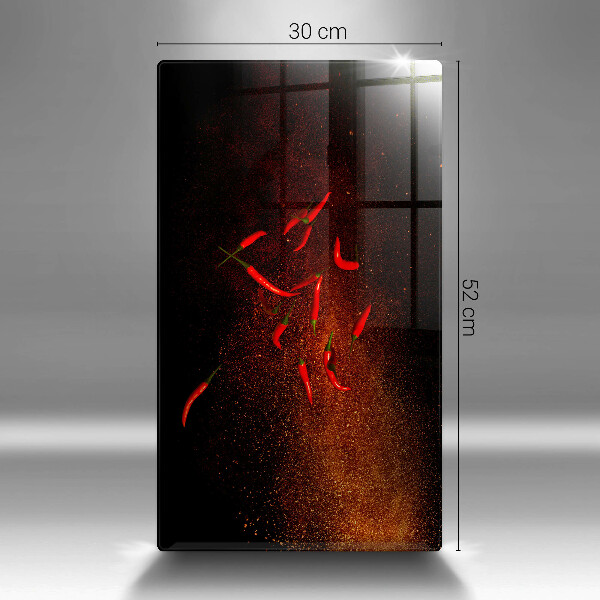 Zaščitna plošča za štedilnik Pekoče čili paprike