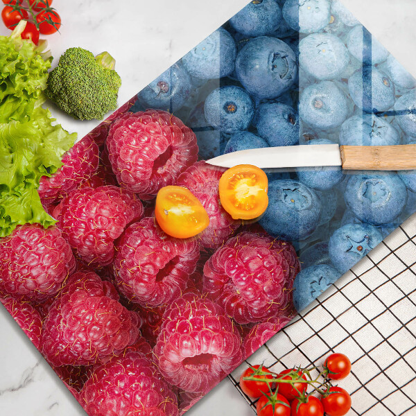 Zaščitna plošča za štedilnik Plodovi malin in borovnic