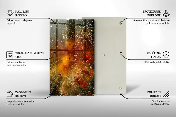 Zaščitna plošča za štedilnik Pisane začimbe