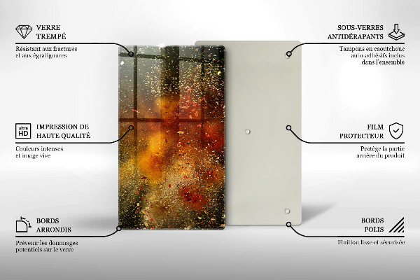 Zaščitna plošča za štedilnik Pisane začimbe