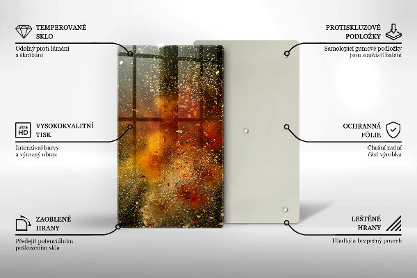 Zaščitna plošča za štedilnik Pisane začimbe