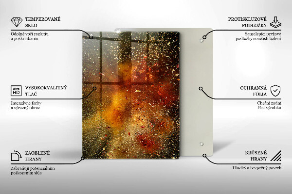 Zaščitna plošča za štedilnik Pisane začimbe