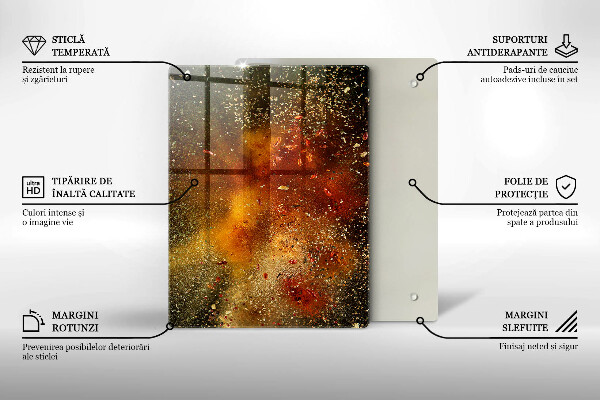 Zaščitna plošča za štedilnik Pisane začimbe